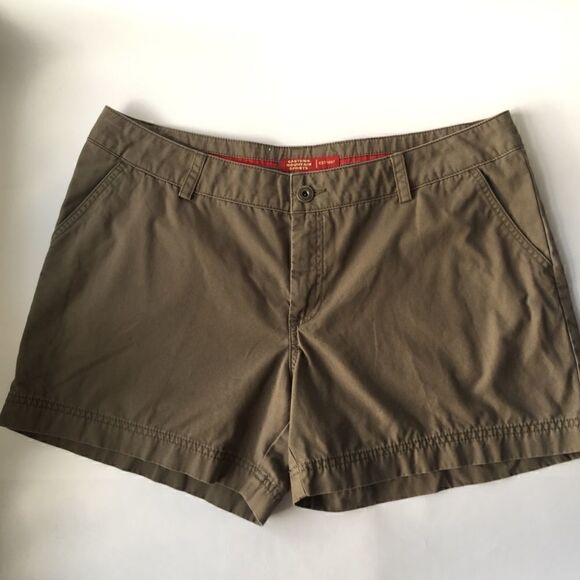 Eastern Mountain Sports Pants - EMS Women's Brown Cotton Hiking Shorts Plus size 16